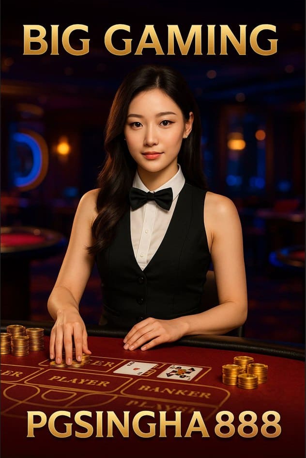 BIG GAMING คาสิโนสดระดับโลกที่รวมความหรูหราและความบันเทิงบน PGSINGHA888
