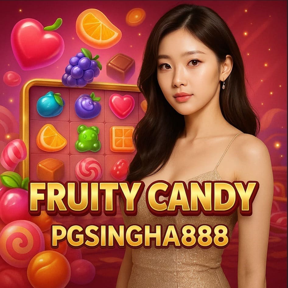 FRUITY CANDY สล็อตลูกกวาดพรีเมียมจาก PGSINGHA888 แตกง่ายทุกสปิน