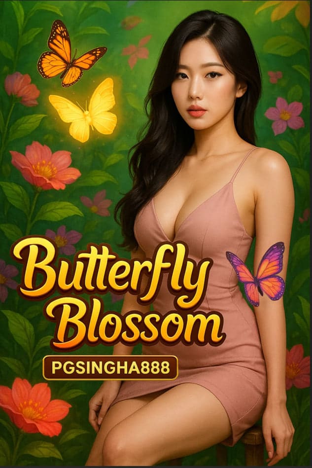 BUTTERFLY BLOSSOM สล็อตผีเสื้อสุดงดงามจาก PGSINGHA888