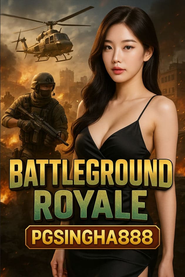 BATTLEGROUND ROYALE เกมสล็อตต่อสู้สุดมันจาก PGSINGHA888