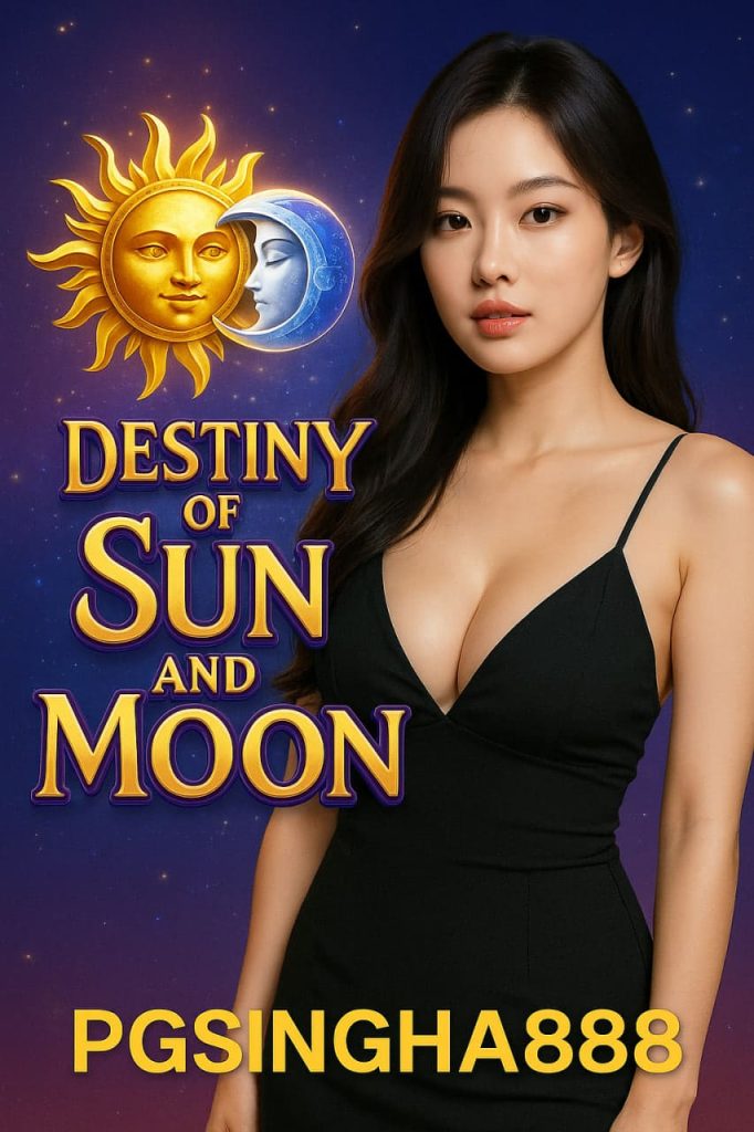 DESTINY OF SUN AND MOON สล็อตพระอาทิตย์จันทร์สุดอลังการจาก PGSINGHA888