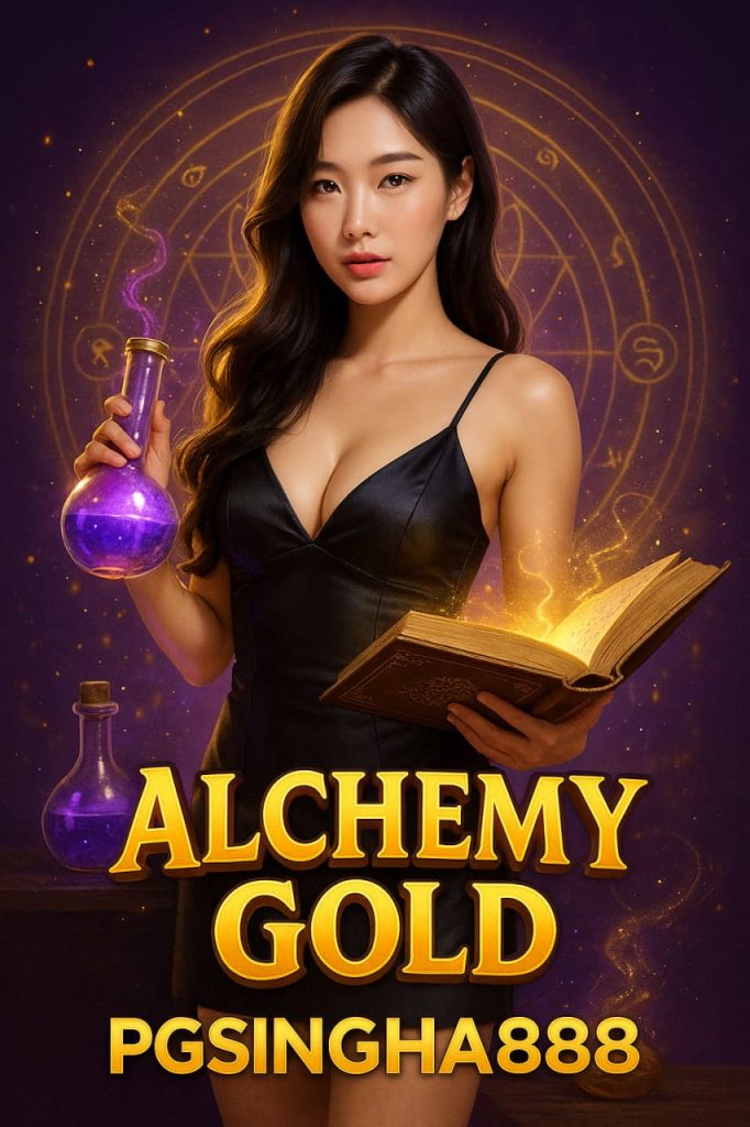 ALCHEMY GOLD เกมสล็อตแนวเวทมนตร์ เล่นง่าย โบนัสแตกหนัก PGSINGHA888