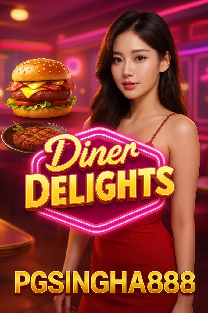 DINER DELIGHTS สล็อตร้านอาหารสุดหรู โบนัสแตกง่าย PGSINGHA888