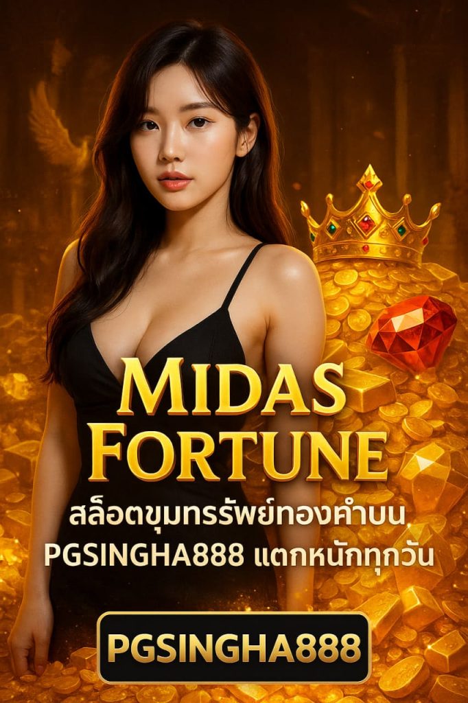 MIDAS FORTUNE ตำนานทองคำแห่งโชคลาภบนเว็บ PGSINGHA888