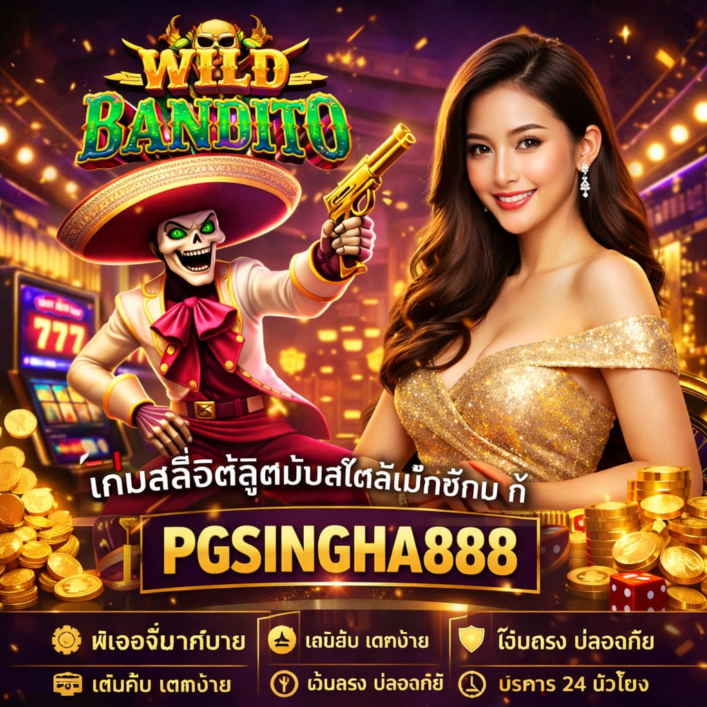 WILD BANDITO เกมสล็อตสุดมันสไตล์เม็กซิกัน ที่ PGSINGHA888