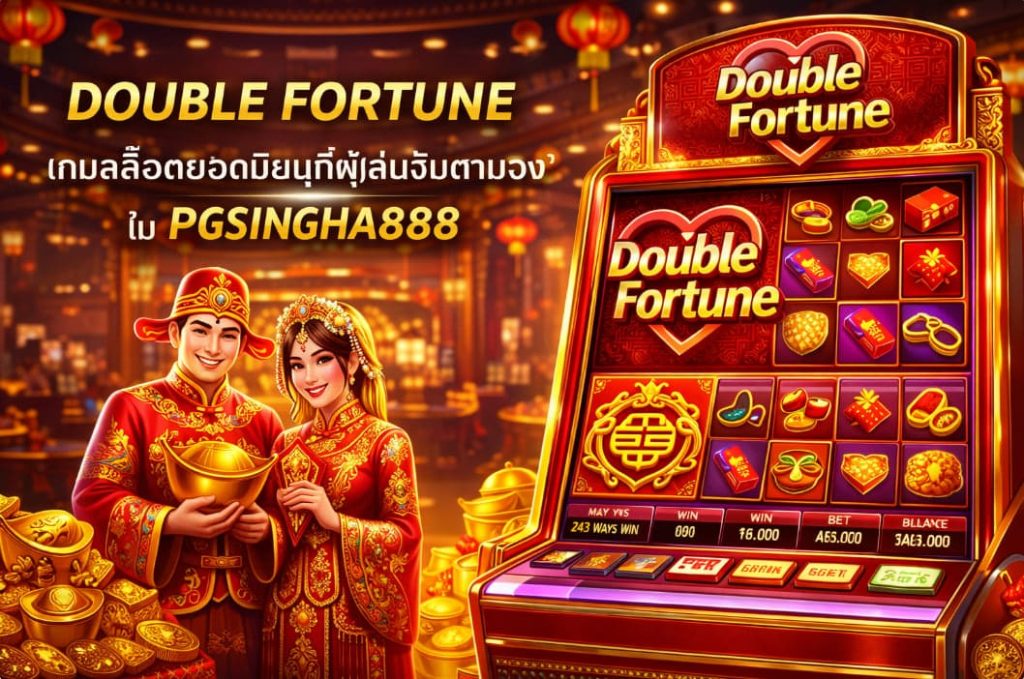 DOUBLE FORTUNE เกมสล็อตยอดนิยมที่ผู้เล่นจับตามองใน PGSINGHA888